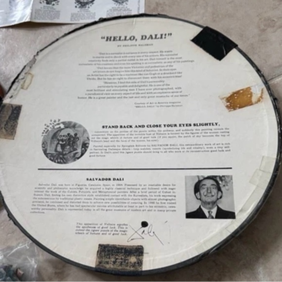 Vtg  '65 Springbok Double Image Art Apparition Voltaire Salvador Dali Puzzle - Picture 13 of 14